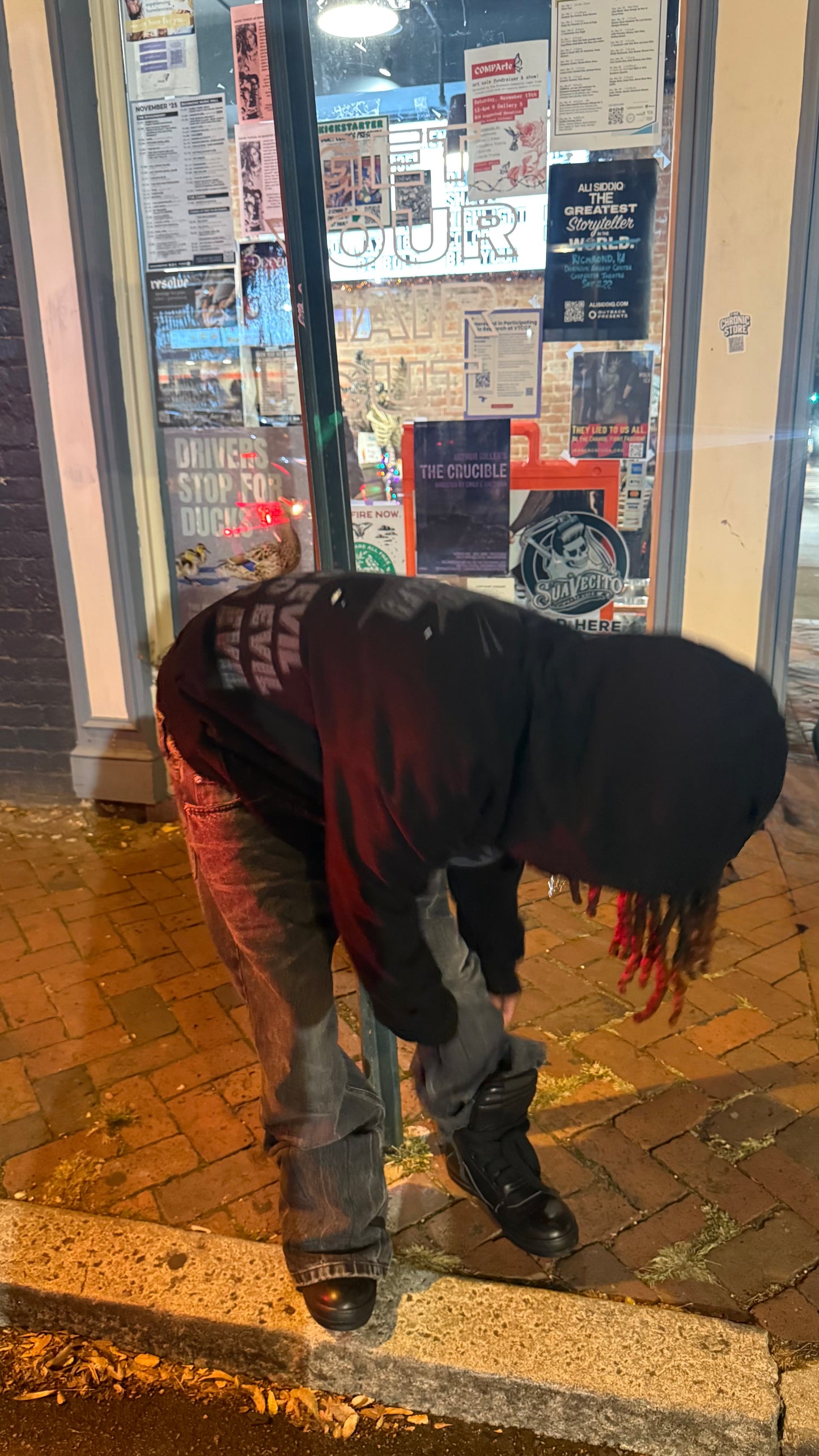 black priorityy hoodie